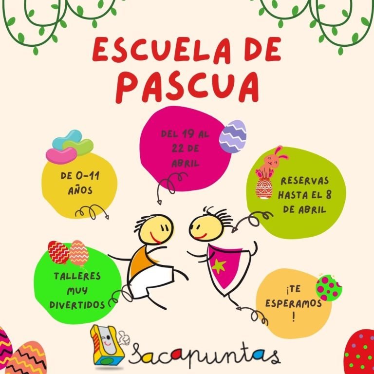 Escuela Pascuera del 19 al 22 de abril de 2022, ambos inclusive.