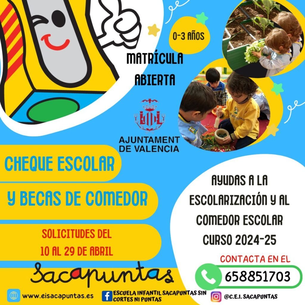 Cheque escolar y beca escolar 2024-25