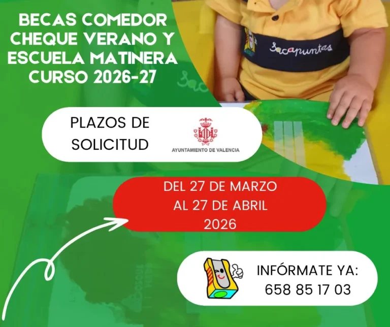 Post becas comedor 2026 - 2027