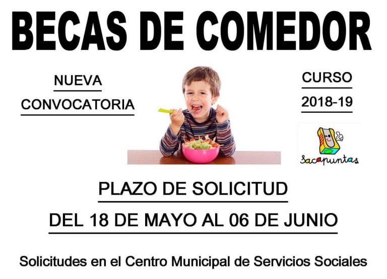 Becas de Comedor para escuela Infantil en Valencia
