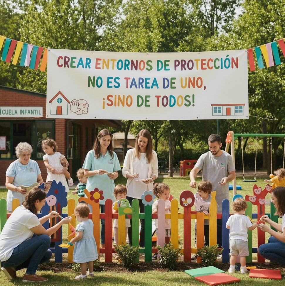 Comunidad educativa unida. Riesgo 0