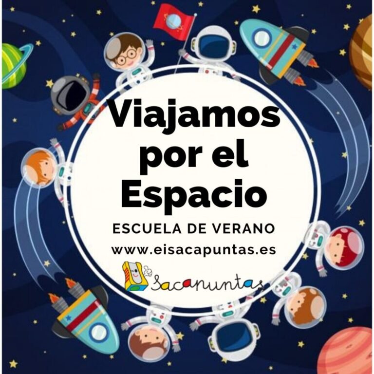 Viajamos por el espacio este verano 2024 en Sacapuntas